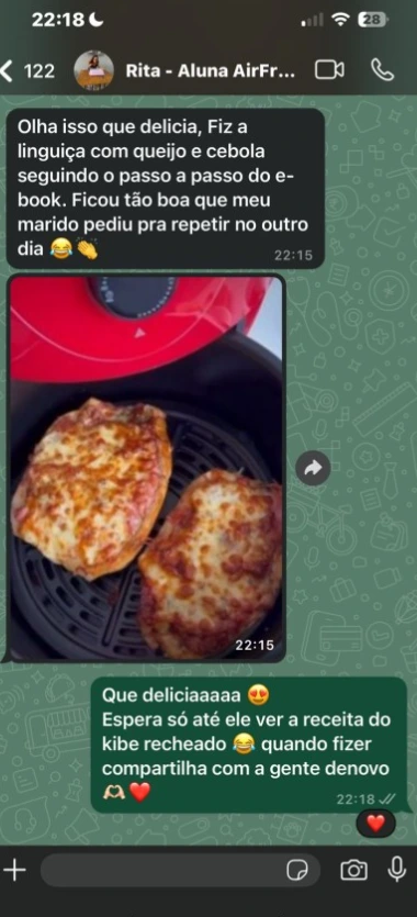 Depoimento de Rita, publicado na página original Sabor Sem Restrição.