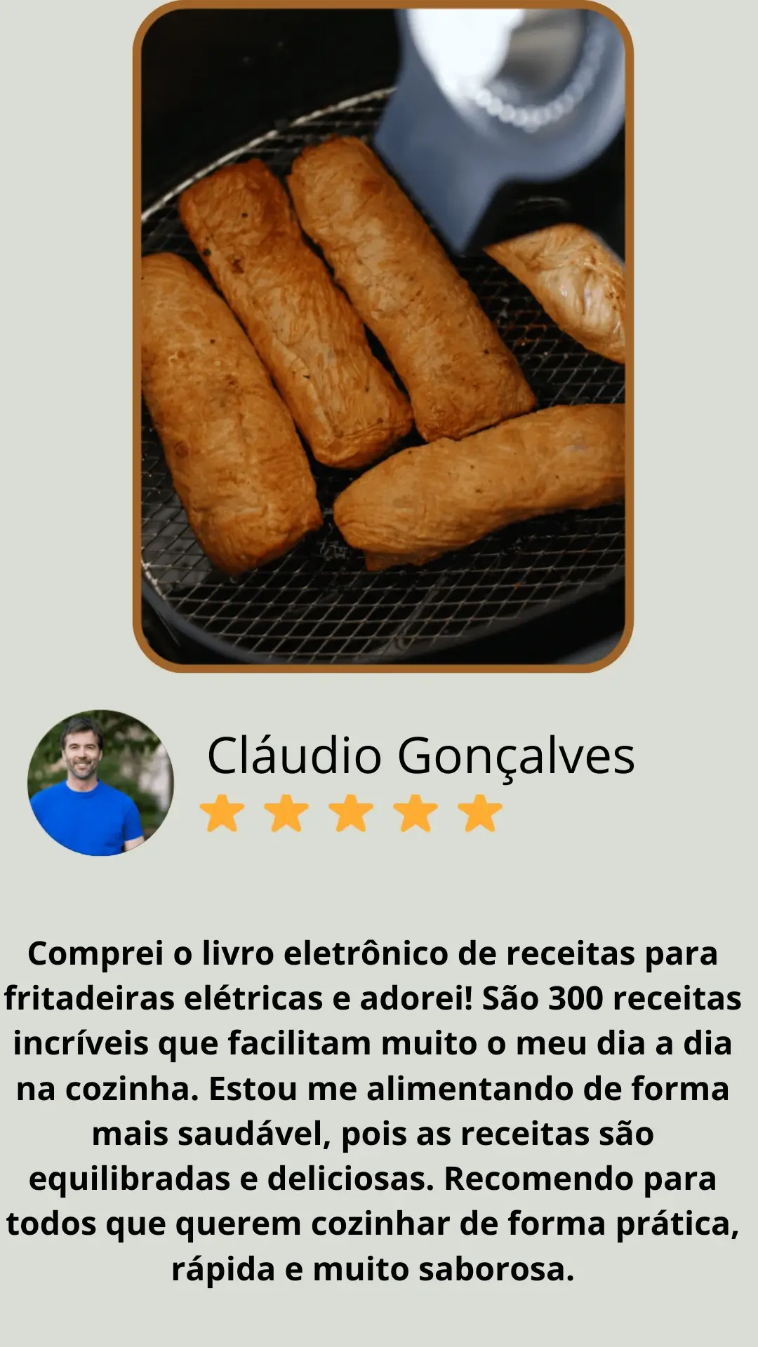 Depoimento de Cláudio Gonçalves, publicado na página original Sabor Sem Restrição.