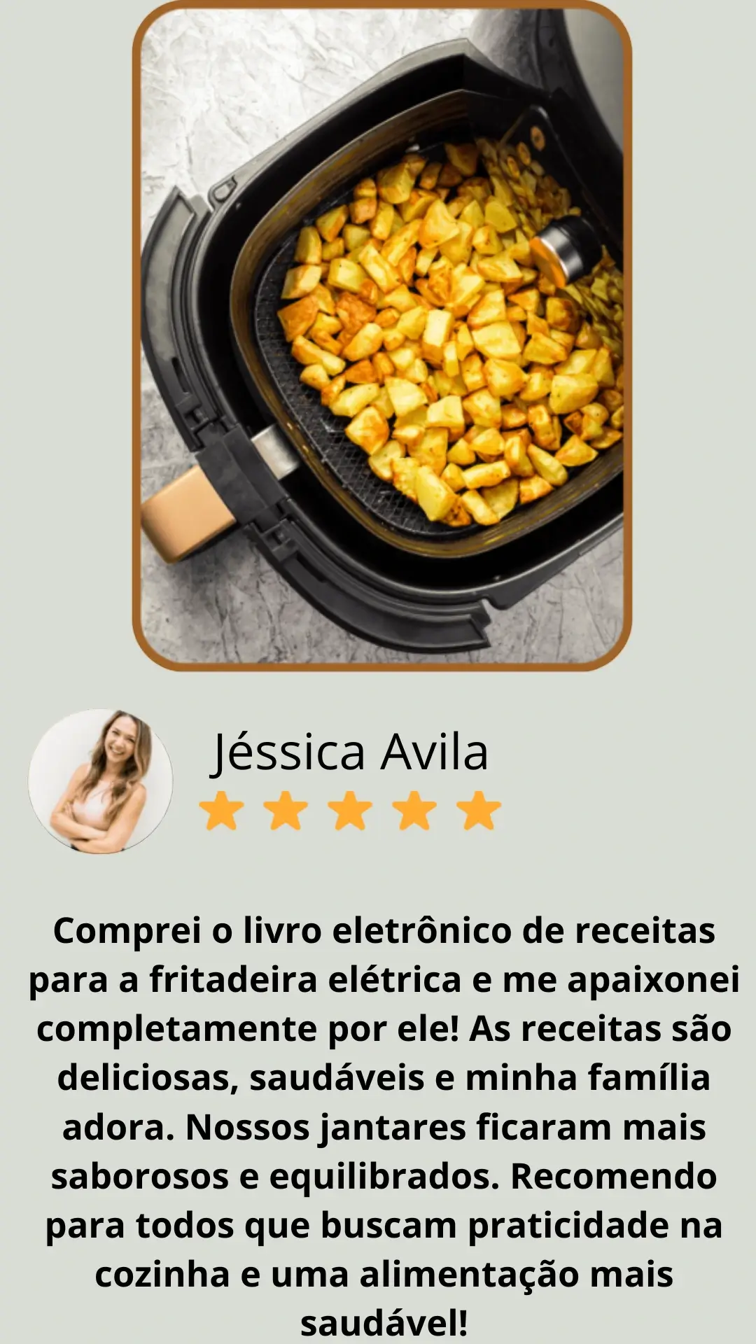 Depoimento de Jéssica Avila, publicado na página original Sabor Sem Restrição.